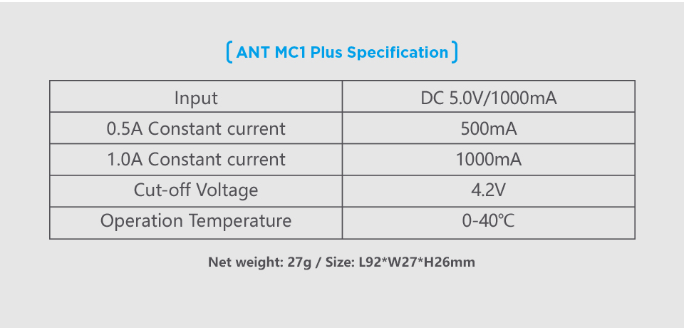 XTAR MC1 Plus ANT